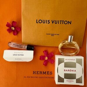 Louis Vuitton and Hermès Fragrance Samples